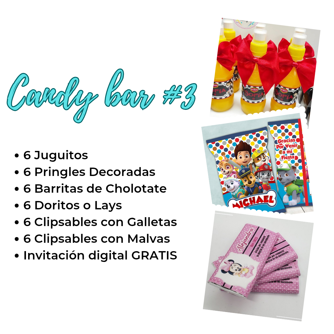 Paquete de Candy Bar
