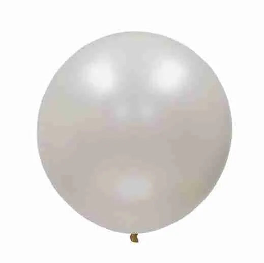 Globo R 24" Blanco Perla