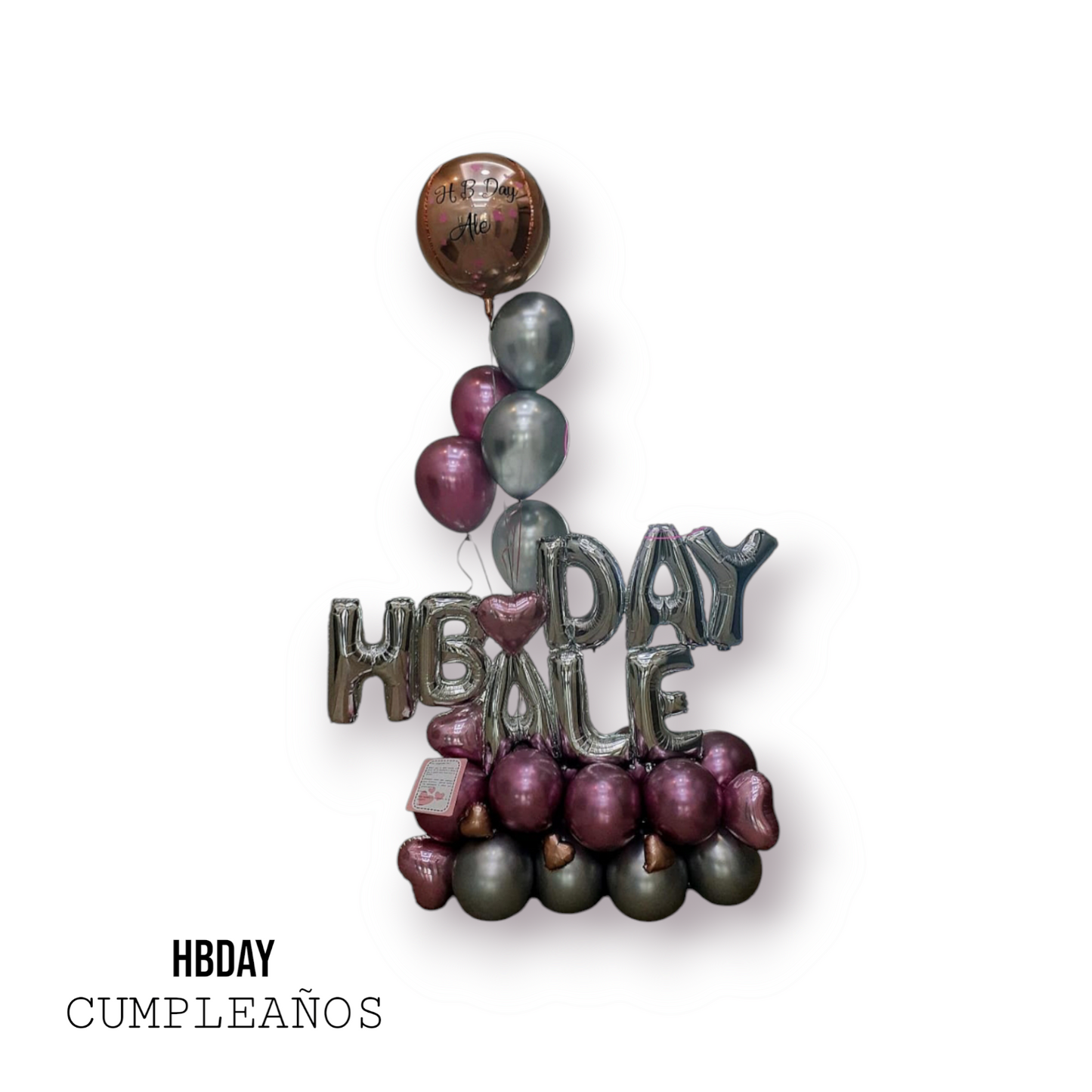 Bouquet de globos para cumpleaños