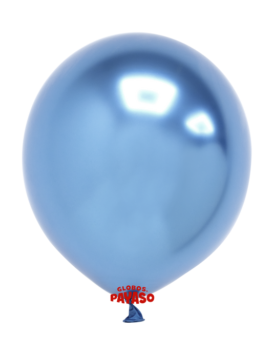 Globo Pequeño R5" Platinum Azul