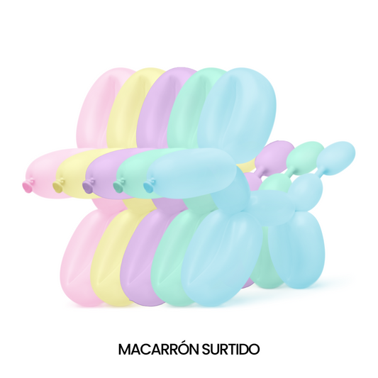 Globo Twister 270 Macarron Surtido
