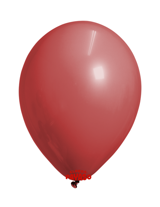 Globo Pequeño R5" Rojo Cereza