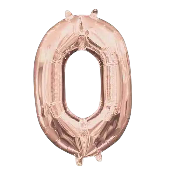Globo Foil #0 32" Rose Gold
