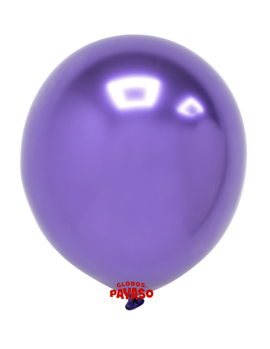 Globo Pequeño R5" Platinum Morado