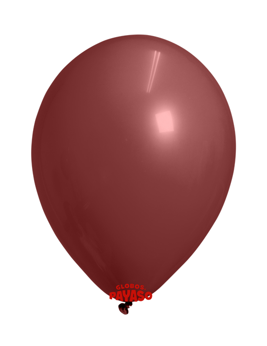 Globo Burgundy R12 (Traslúcido)