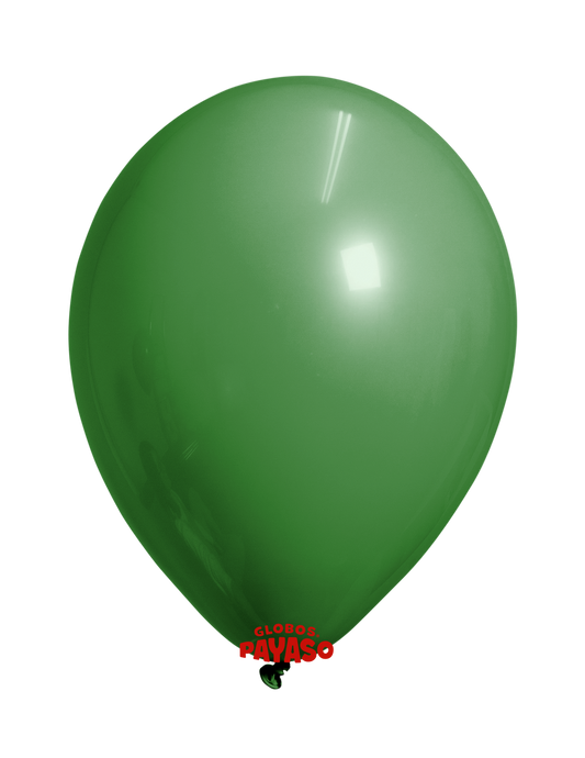 Globo Pequeño R5" Verde Esmeralda (Traslúcido)