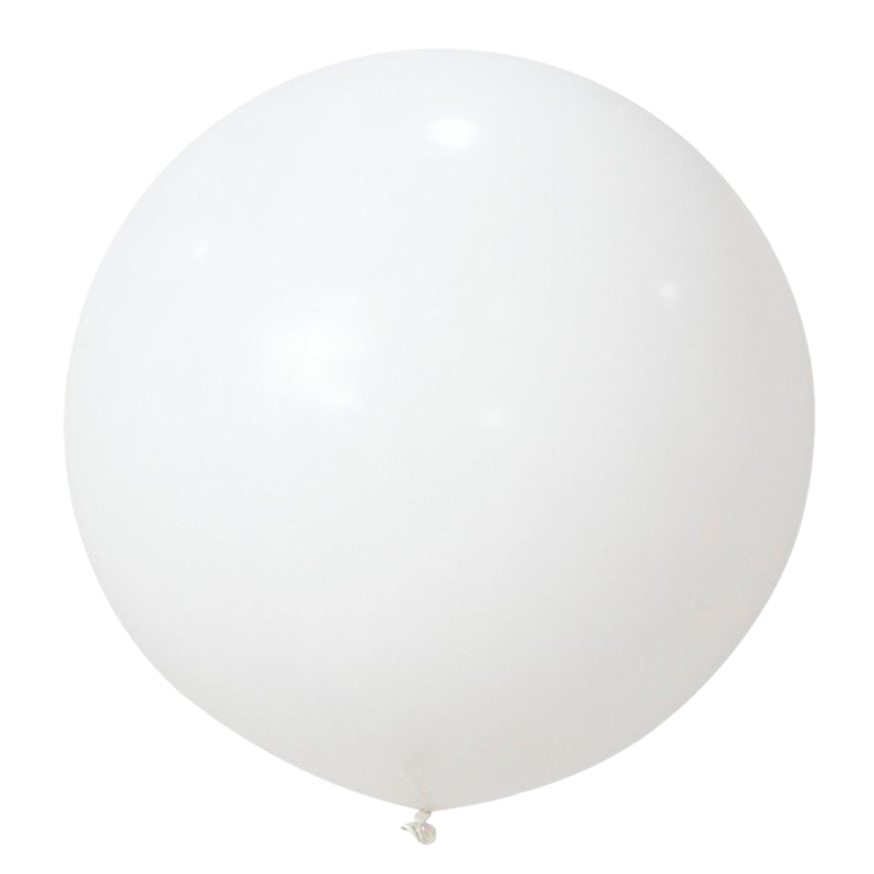 Globo R 36" Blanco Pastel