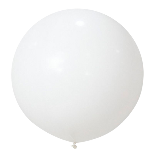 Globo R 36" Blanco Pastel